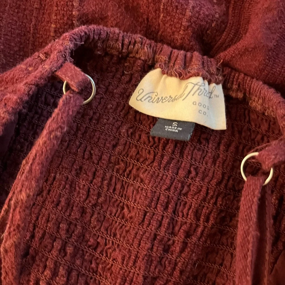 Universal Thread Red Ribbed Strapless Sundress - Picture 3 of 3